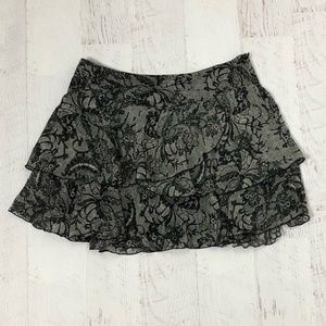 NWT BCBGeneration Lace Ruffle Mini Skirt